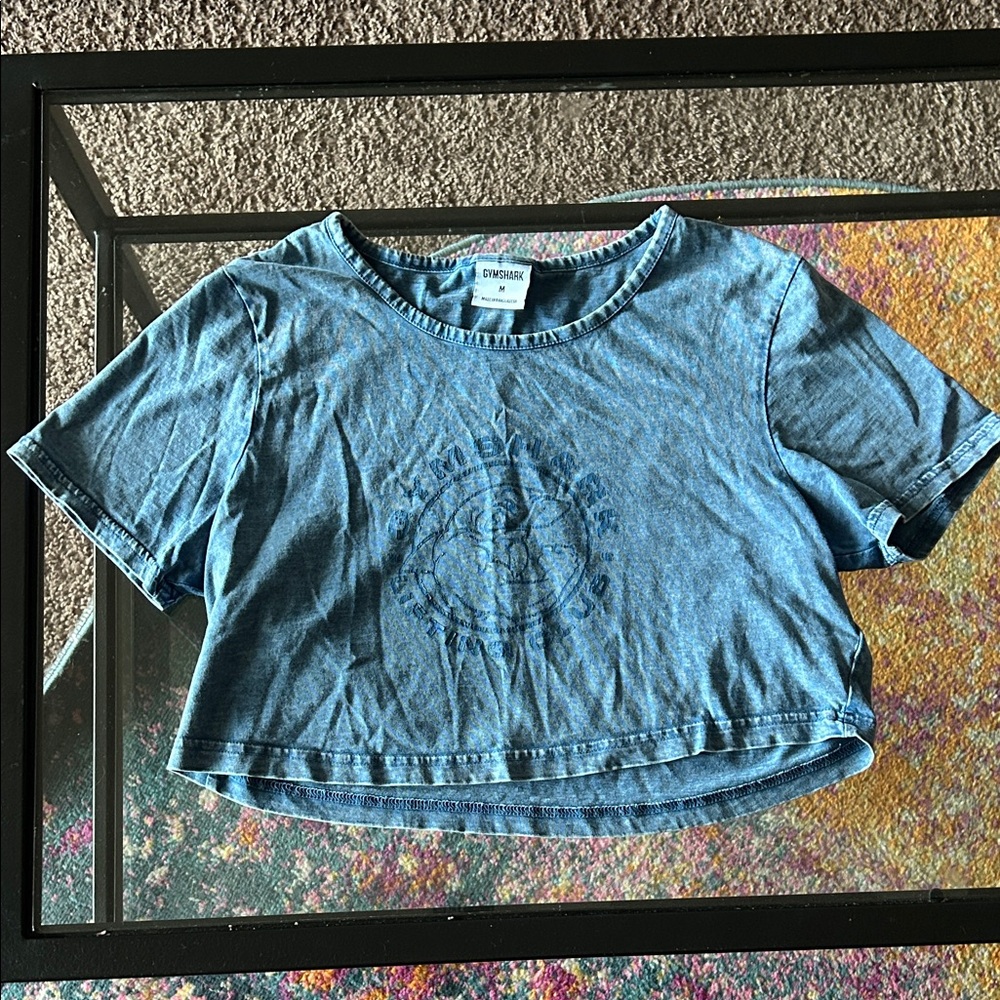 Gymshark Blue Crop Top